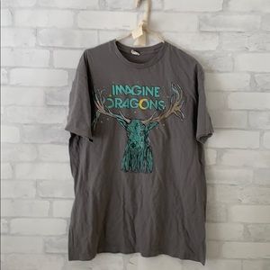 Imagine Dragons deer concert t shirt